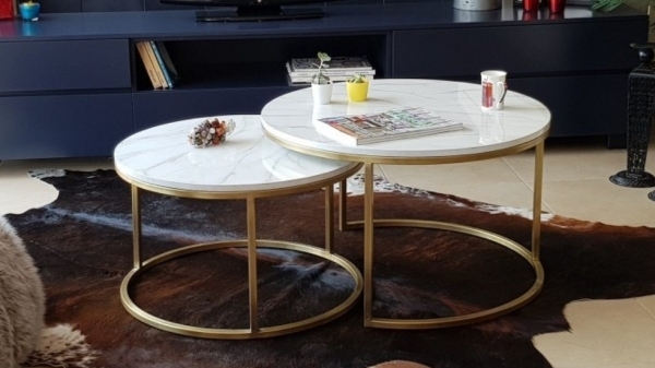 SEDEF DOUBLE COFFEE TABLE