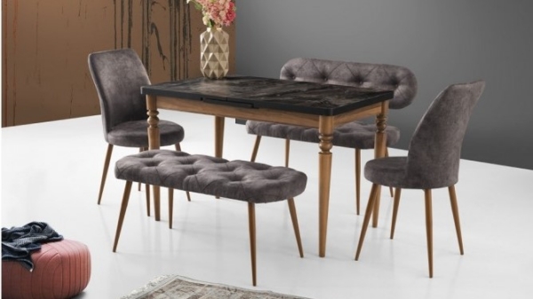 BADE TABLE and GONCA BENCH SET