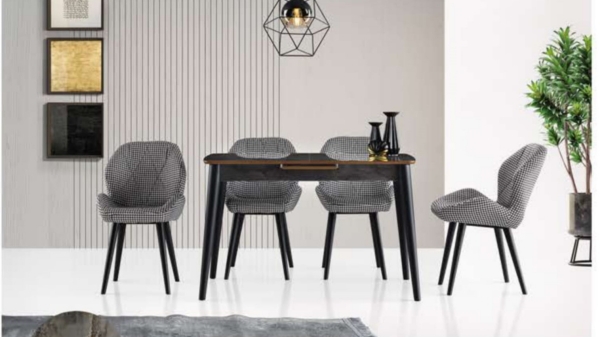Milano Hg Table Irony 120x70 cm and Vera Chair