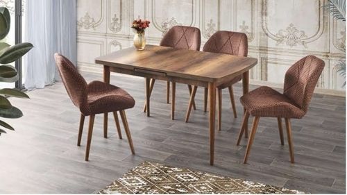 Silva Table Baroque 140x90 cm and Vera Chair