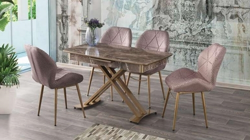 Milano X Leg Table 120x70 cm and Vera Chair