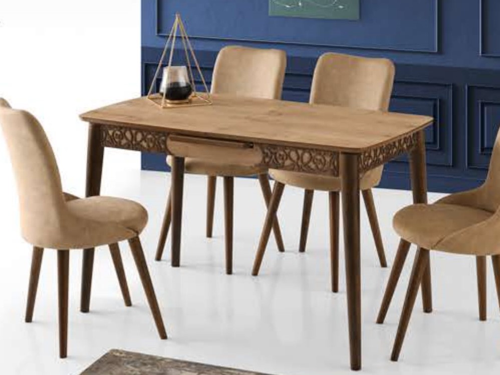 Milano Pattern Table Sapphire Oak 120x70 cm