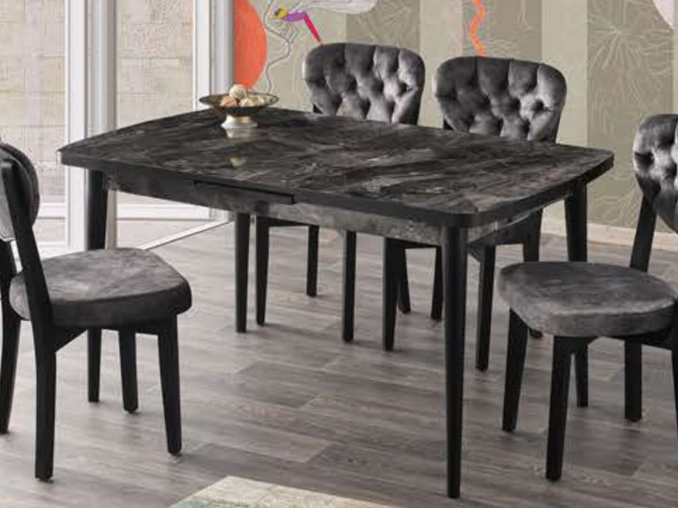 Silva Table Black Marble 140x90 cm