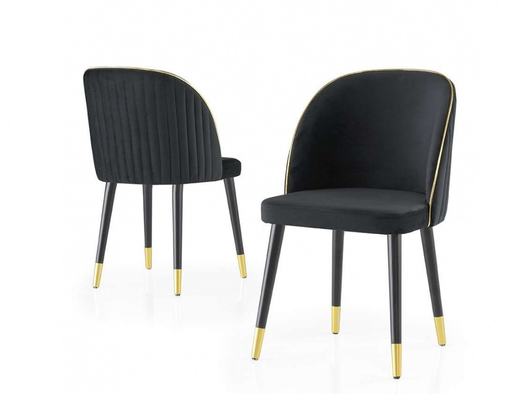 Goksu Chair Black - Black