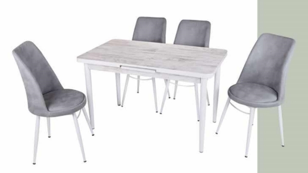 SILVA TAPERED FOOT TABLE and MELISA CHAIR