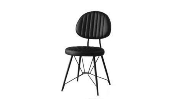Ahtapot Chair Black Leather