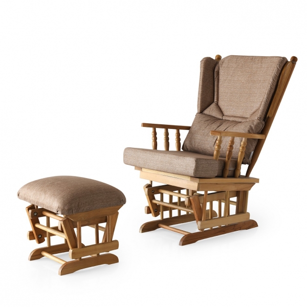 Bonita Wooden Rocking Chair Natural