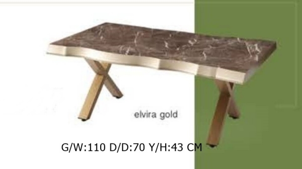 Billet Coffee Table Elvira Marble 110x70 cm
